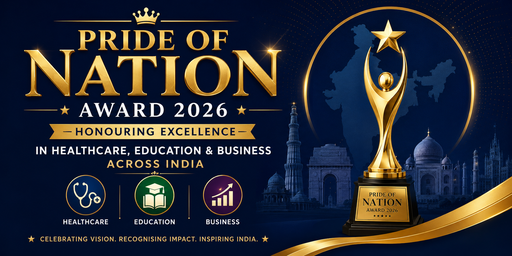 Pride of Nation Award 2026 – Celebrating India's Finest Achievers